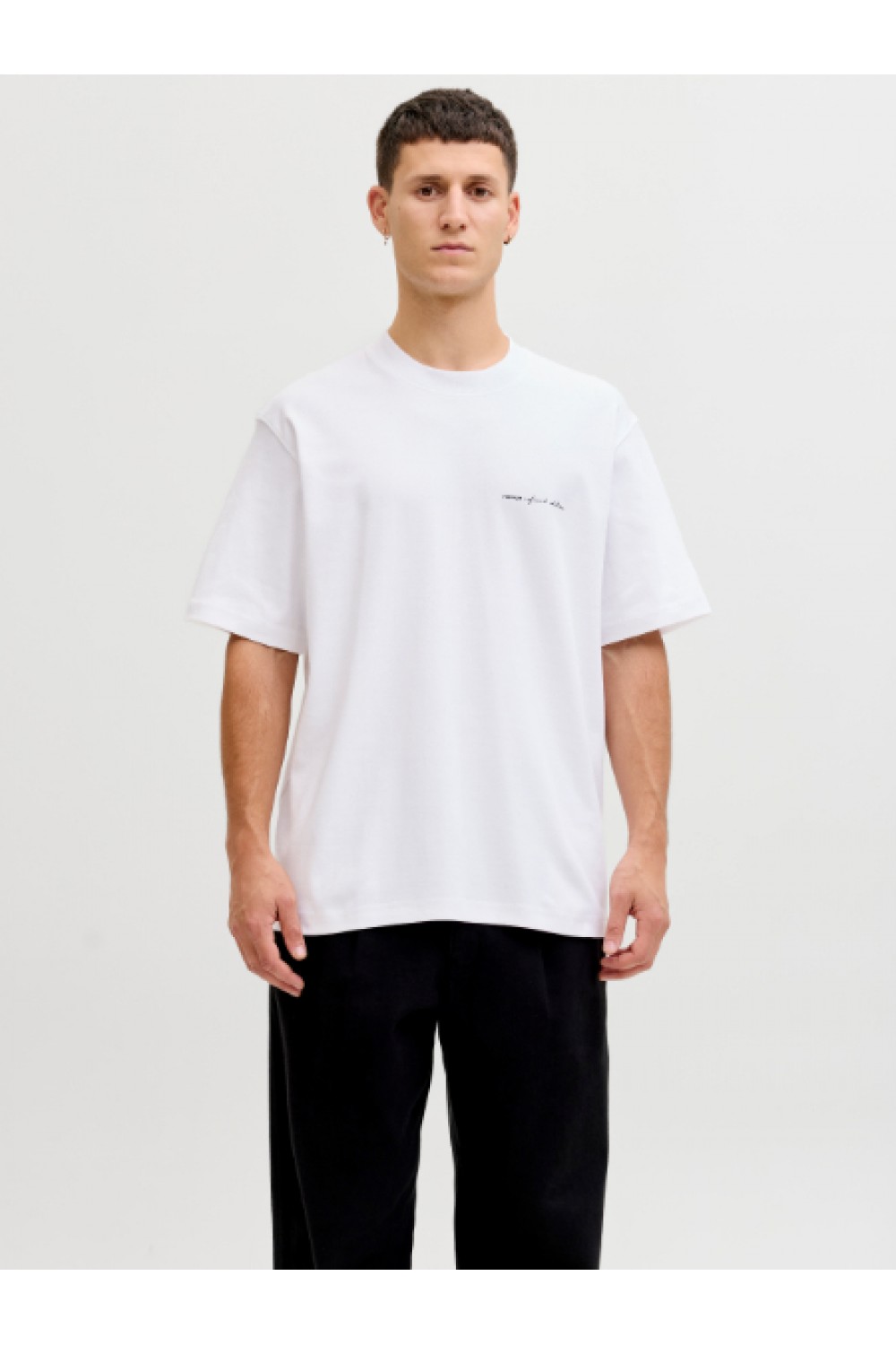 JACK & JONES BLAOWEN SS BRANDING TEE BRIGHT WHITE 12292397